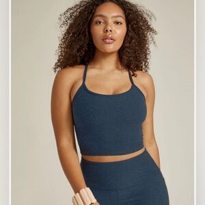 Beyond Yoga Blue Crop Top